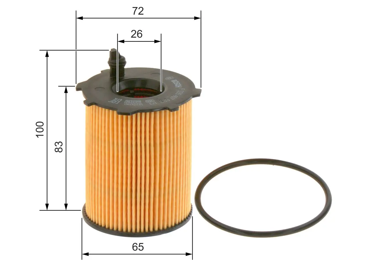 P7082 Oliefilter Bosch - Oliefiltre