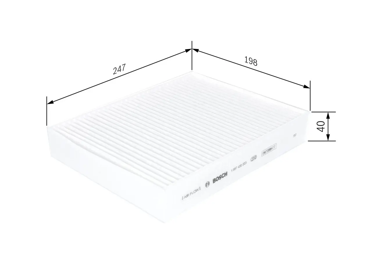 M5003 Pollenfilter Kabineluftfilter Bosch