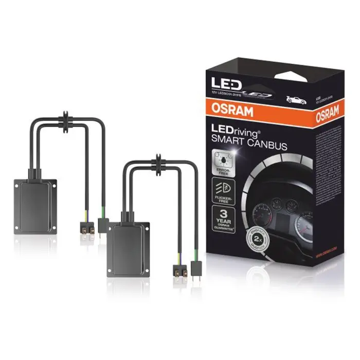 Osram LED Canbus Adaptersæt H7 stik - Modstand CAN-BUS