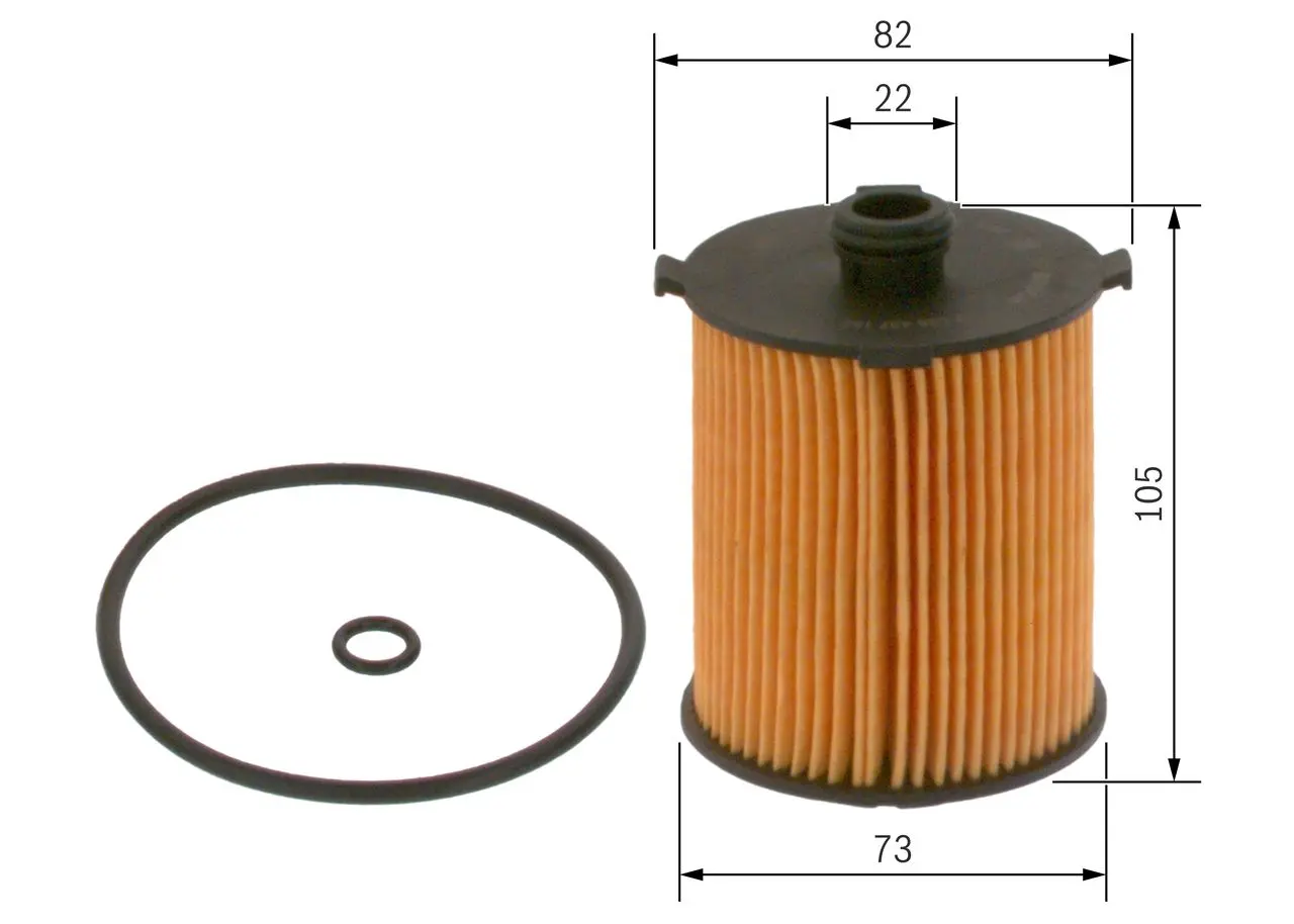 P7152 oliefilter Bosch - Oliefiltre