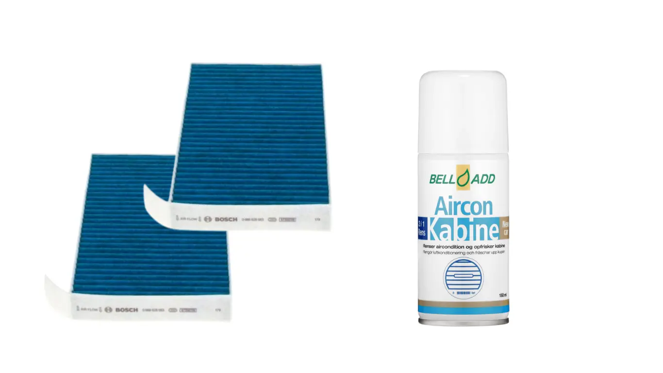 Tesla Filterkit - Airconrrens + kabinefiltre - Kabineluftfilter
