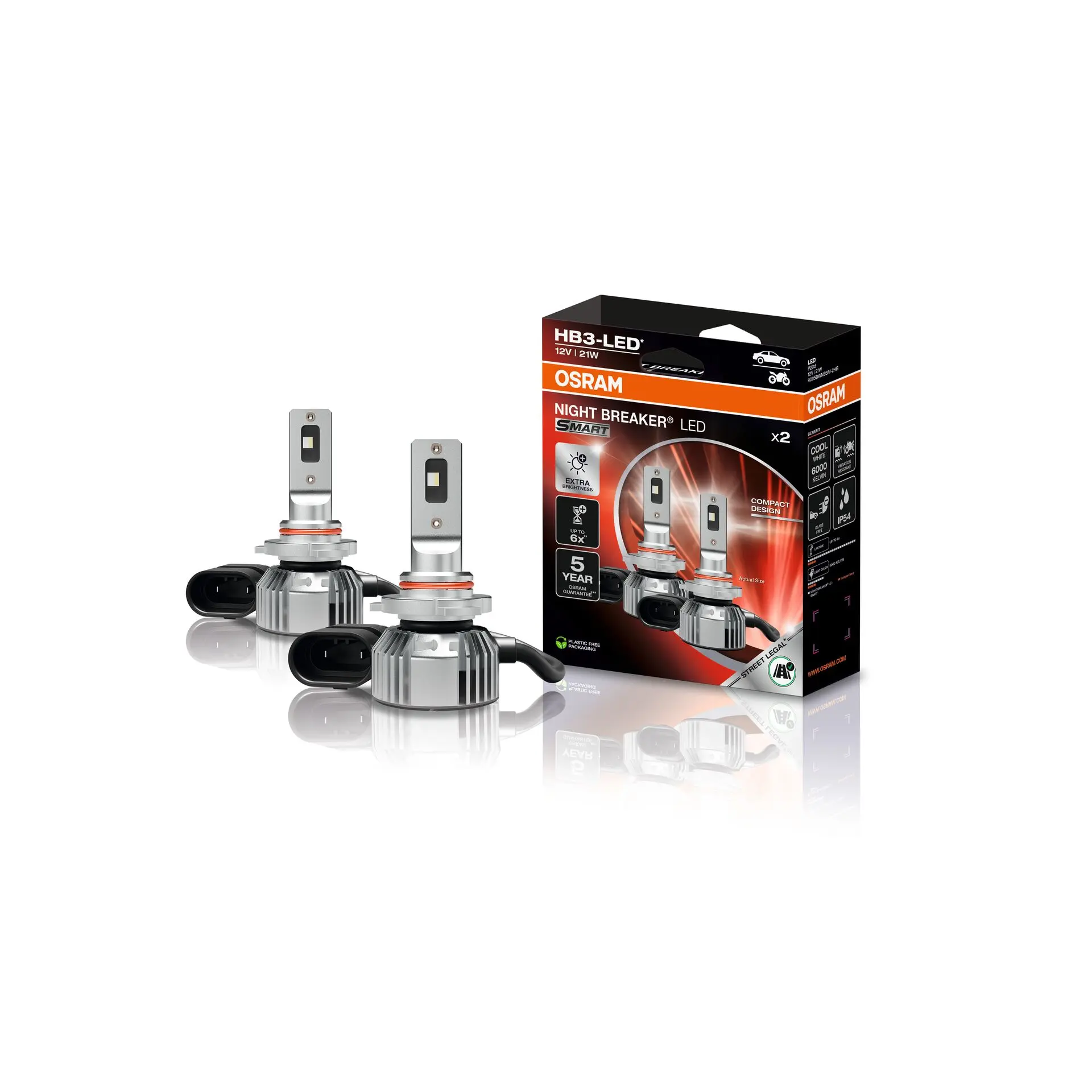 Osram HB3 Night Breaker Smart 2stk. - LED