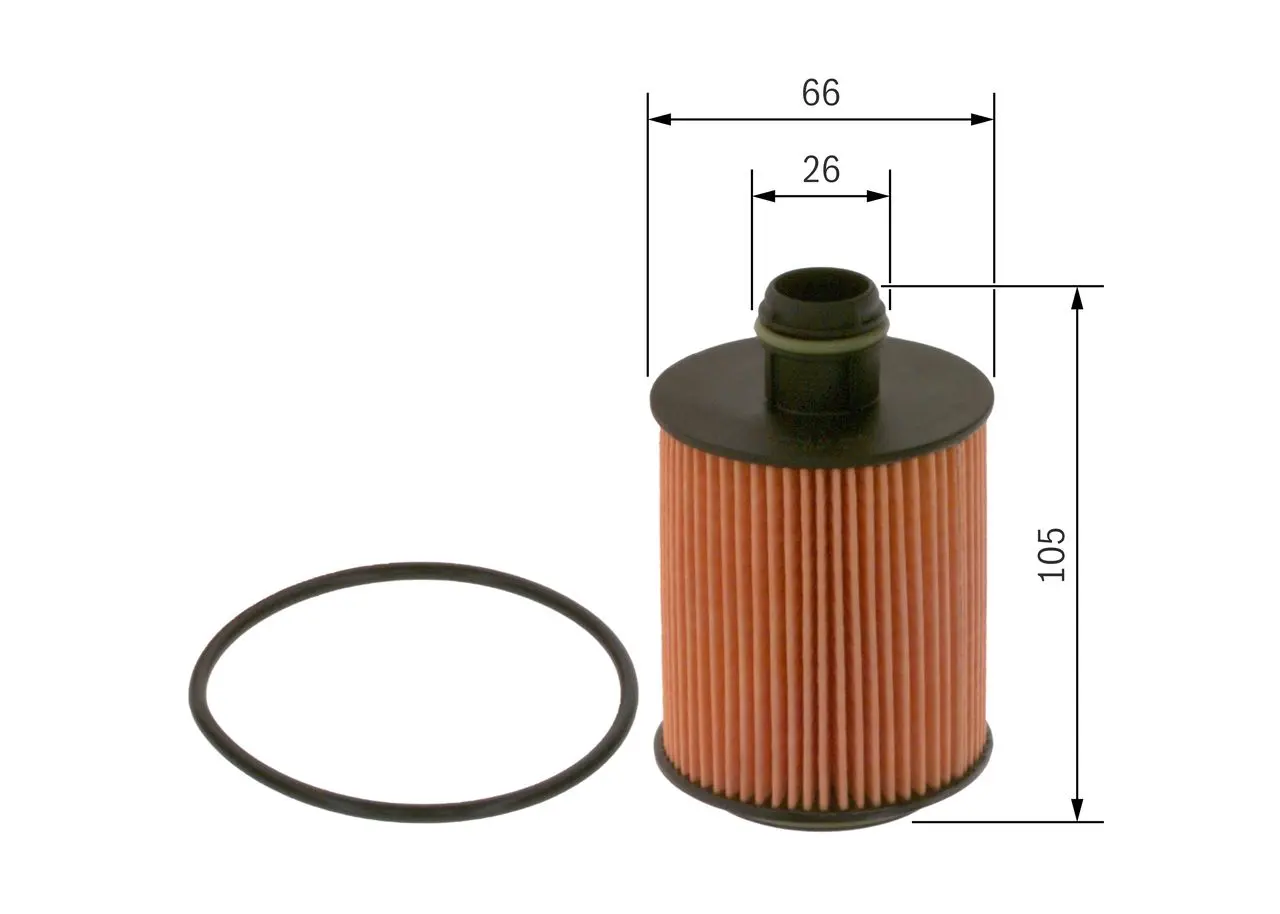P7096 Oliefilter Bosch - Oliefiltre