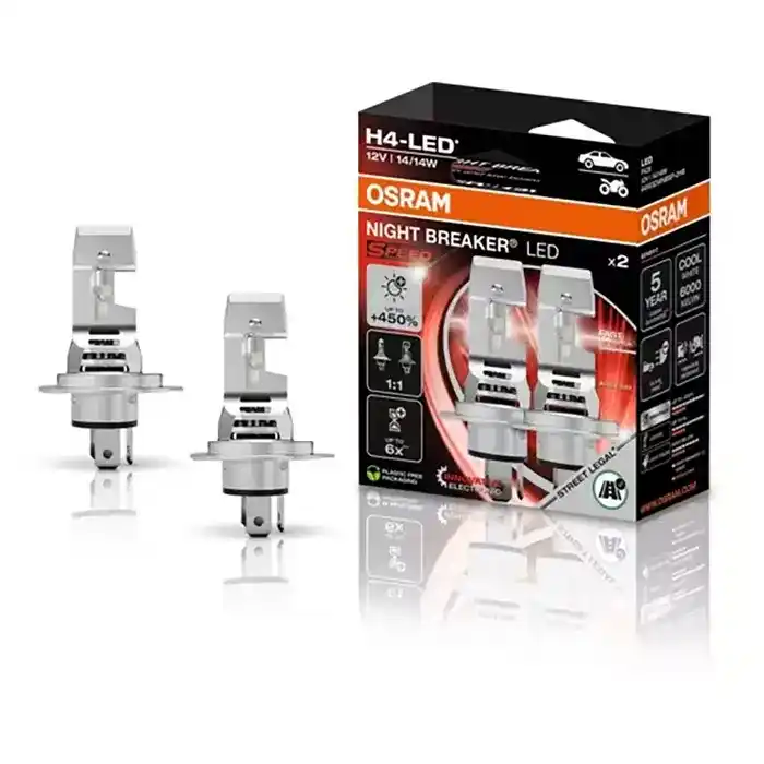 Osram H4 Night Breaker LED Speed 450 - ECE godkendt 2stk