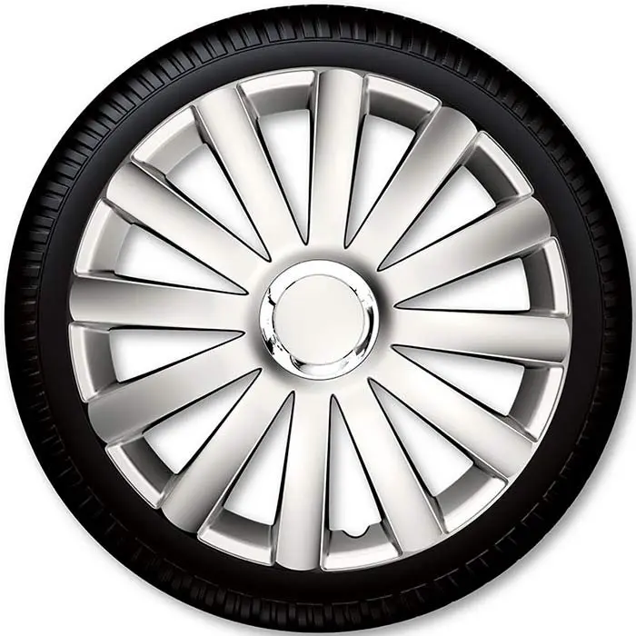 17" Spyder Pro Silver Hjulkapsler 4stk.
