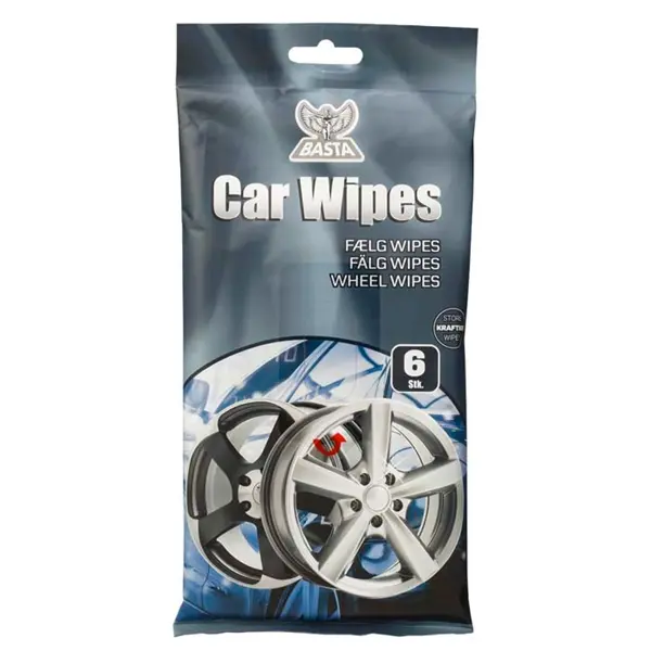 Basta Car Wipes Fælgrens 6stk.
