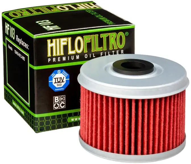 HF-103 HiFlo Oliefilter motorcykel mc roadracer