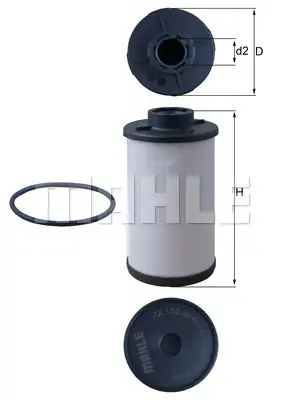 MAHLE Gearkassefilter - Gearkasse oliefilter