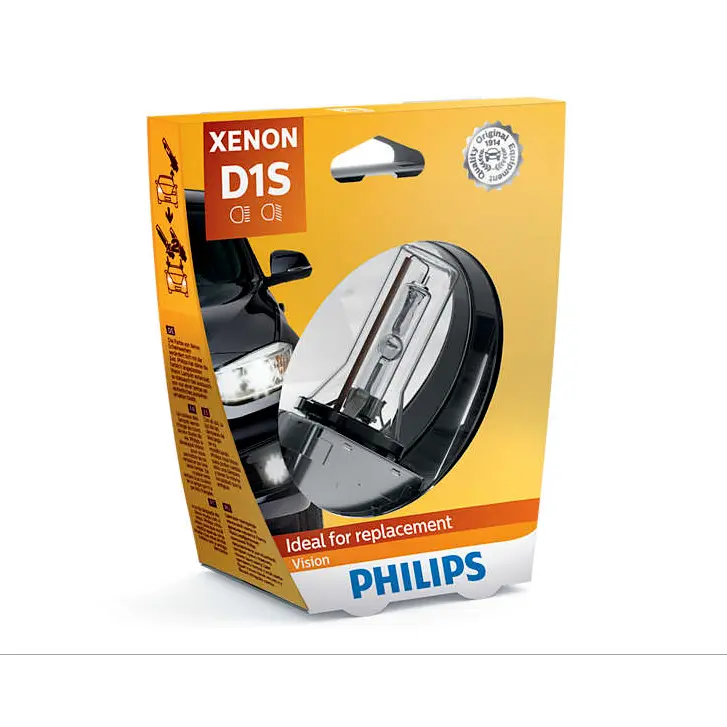 Philips D1S Vision Xenon pære, 4300 Kelvin (1 stk) - Autopærer