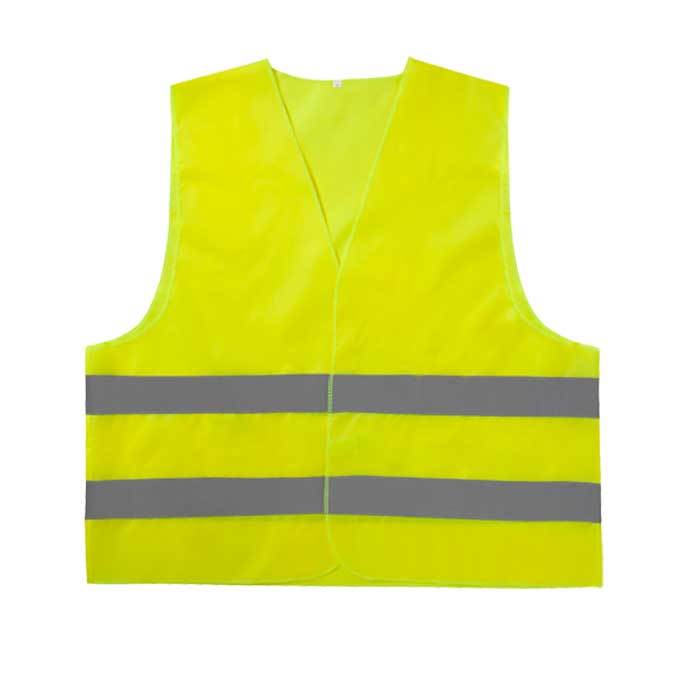 Gule sikkerhedsveste 4 stk - Sikkerhedsudstyr