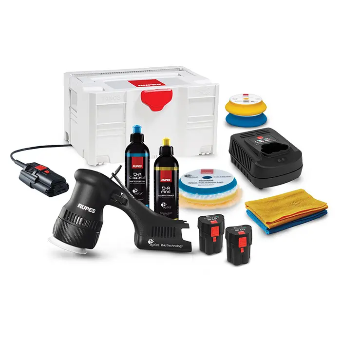 Rupes HLR75 Mini polisher iBrid med Strømadapter - Polermaskine mm.
