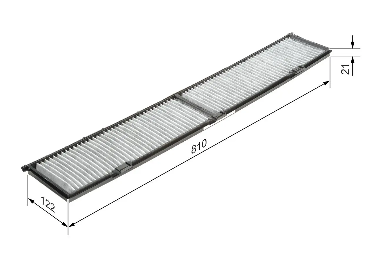 R2424 Pollenfilter aktivkulfilter Kabineluftfilter Bosch