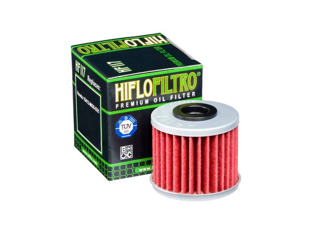 HF-117 HiFlo Oliefilter motorcykel mc roadracer