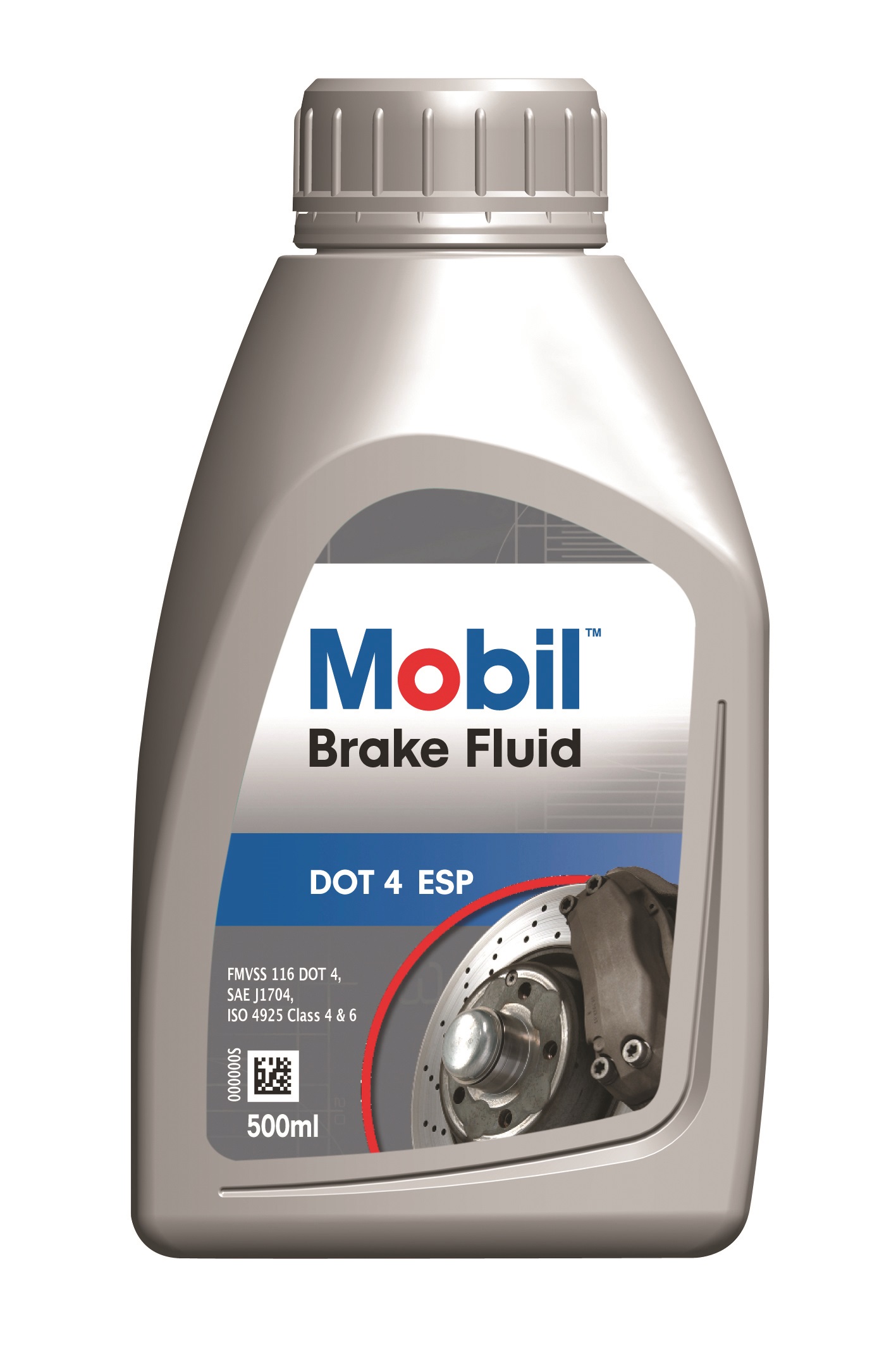 Mobil DOT 4 ESP 0,5 liter bremsevæske Landberg.dk