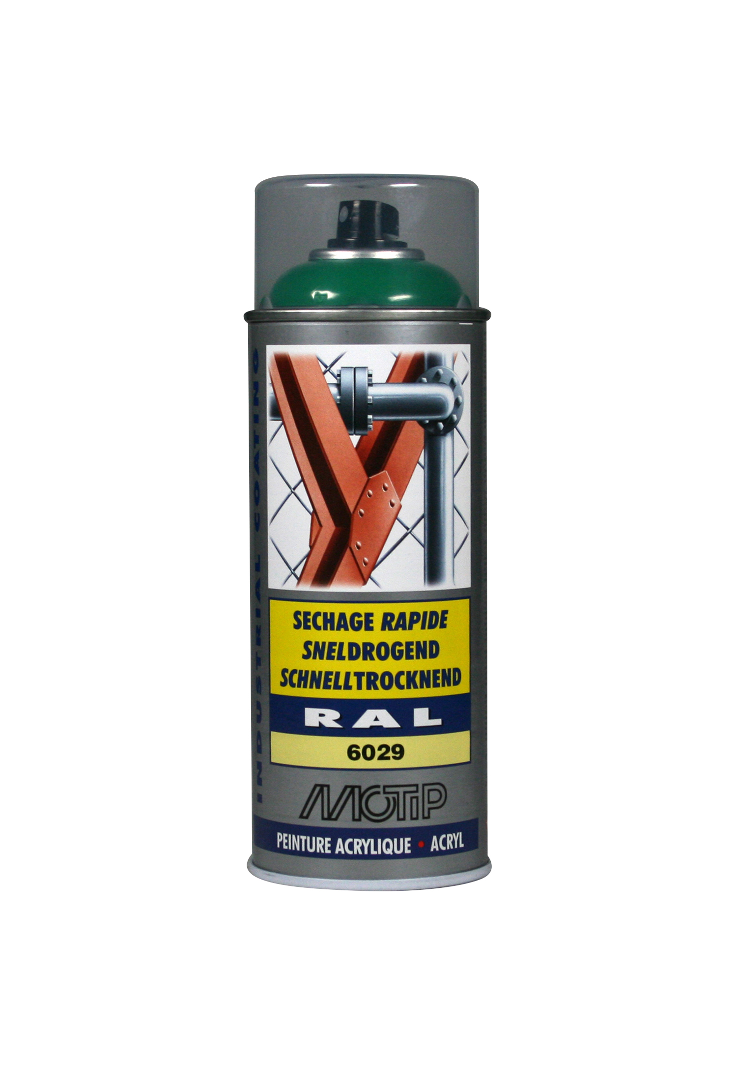Spraymaling RAL 6029 Høj Glans MintGrøn Motip 07145 400ML
