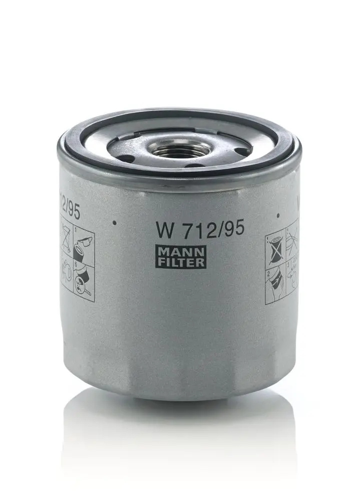 Oliefilter W 712/95 MANN FILTER - Oliefiltre