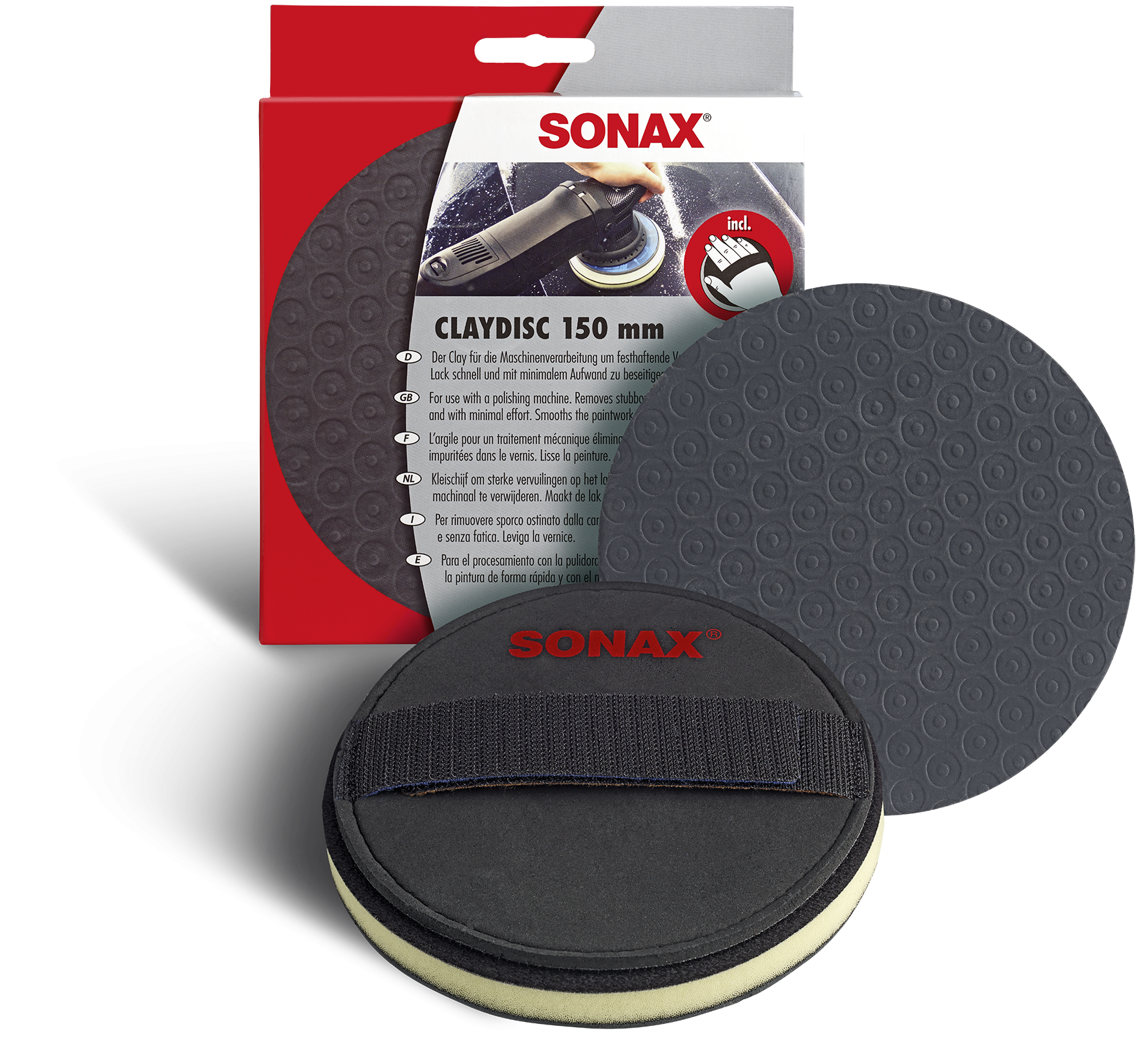 Sonax claydisc 150 mm - Polermaskine