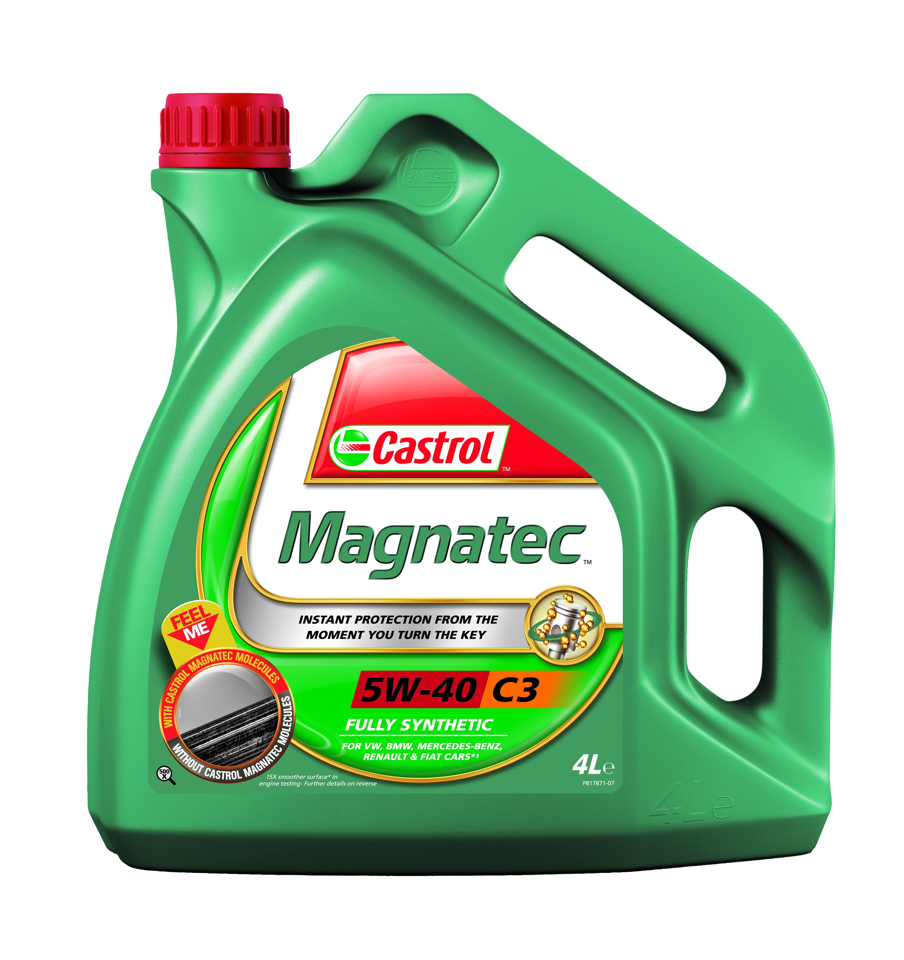 Castrol Magnatec 5W-40 C3 fuldsyntetisk motorolie - 4L