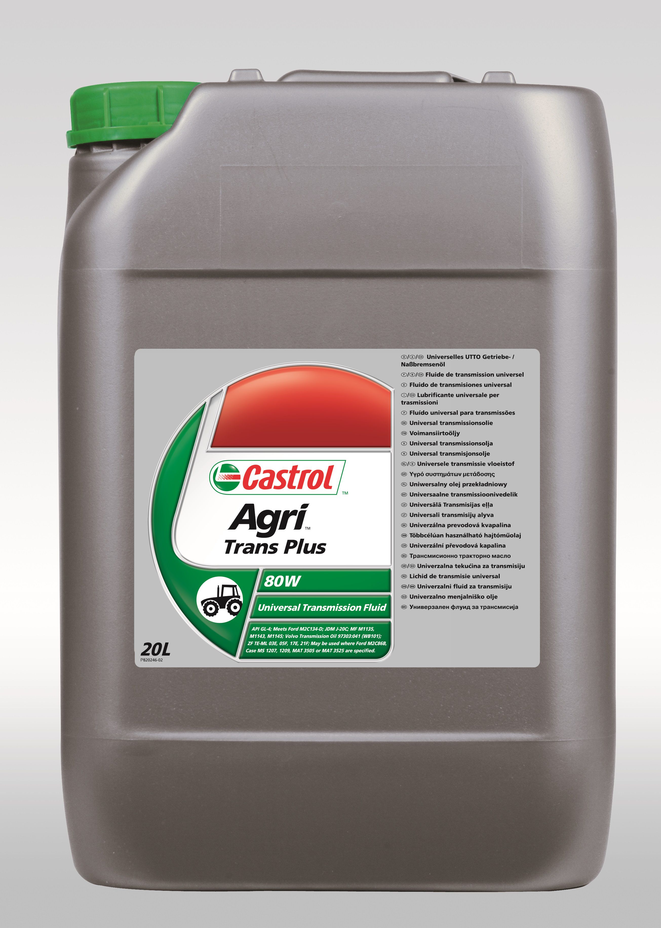 Castrol Transmax Agri Trans PL 80W 20L - Heavy duty agri