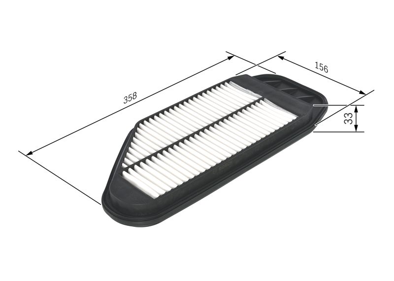 S0349 Luftfilter Bosch
