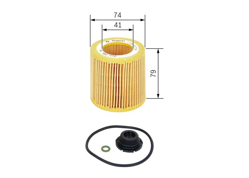 P7175 Oliefilter Bosch - Oliefiltre