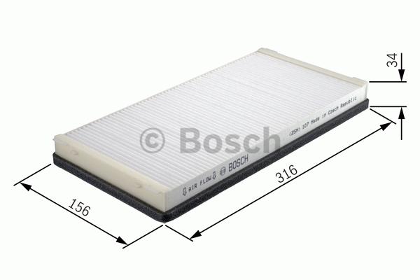 M2007 Pollenfilter Kabineluftfilter Bosch