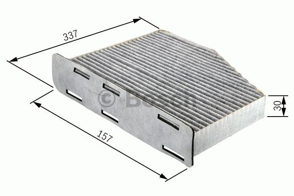 M2048 Pollenfilter Kabineluftfilter Bosch