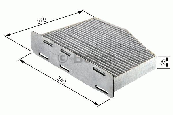 M2064 Pollenfilter Kabineluftfilter Bosch