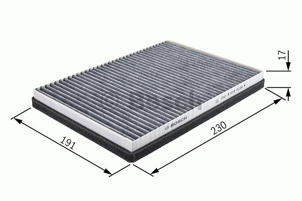 M2066 Pollenfilter Kabineluftfilter Bosch