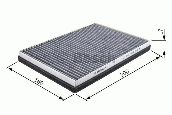M2084 Pollenfilter Kabineluftfilter Bosch