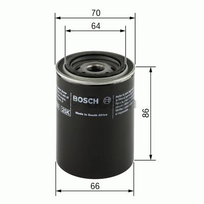 P7025 Oliefilter Bosch - Oliefiltre