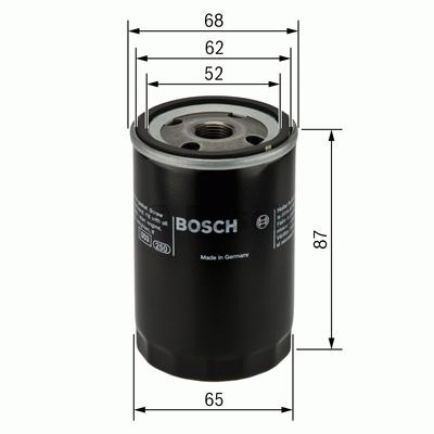P2060 Oliefilter Bosch - Oliefiltre