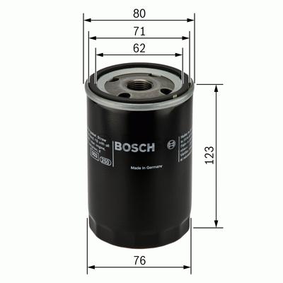 P3033 Oliefilter Bosch - Oliefiltre