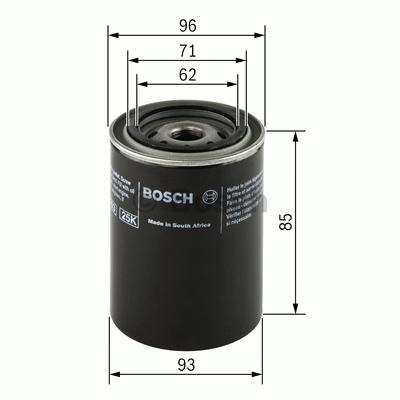 P3219 Oliefilter Bosch - Oliefiltre
