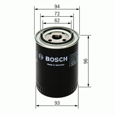 P3251 Oliefilter Bosch - Oliefiltre