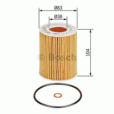 P7003 Oliefilter Bosch - Oliefiltre