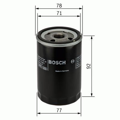 P7017 Oliefilter Bosch - Oliefiltre