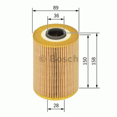 P9123 Oliefilter Bosch - Oliefiltre