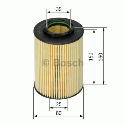 P9141 Oliefilter Bosch - Oliefiltre