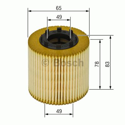 P9256 Oliefilter Bosch - Oliefiltre