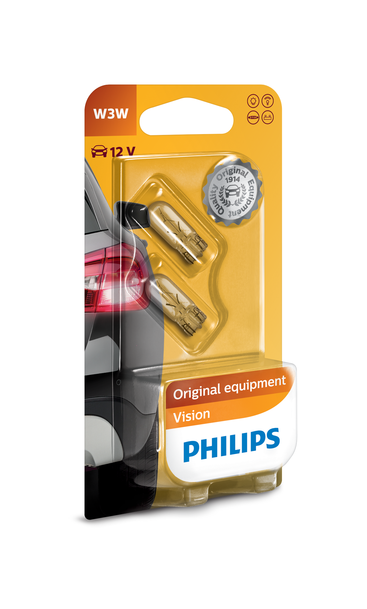 Philips Vision W3W pære